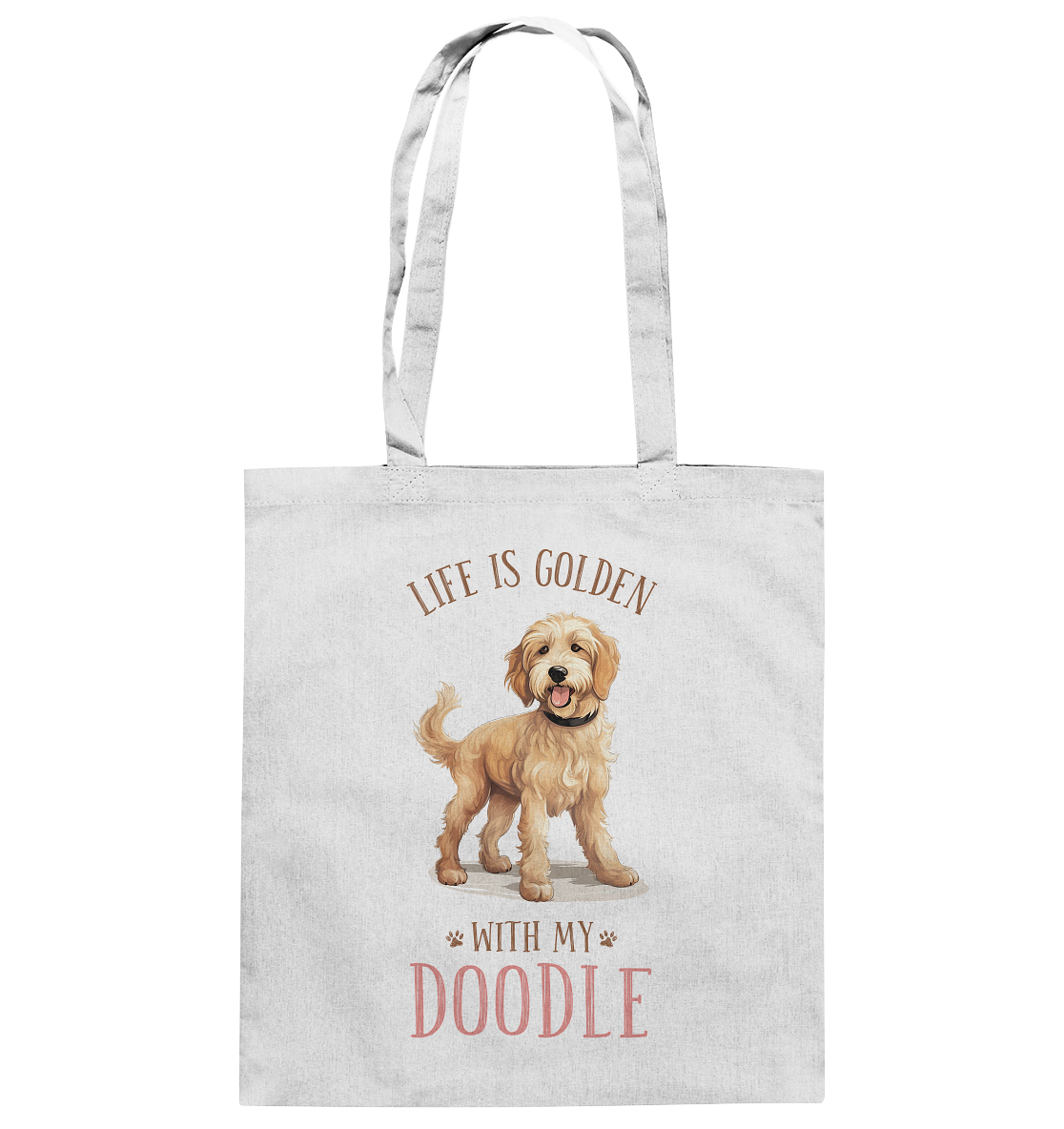 Baumwolltasche "Doodle" Farbe: Weiß| Pawzlove