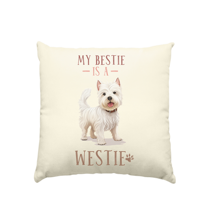 Natur-Kissen "Westie" Farbe: Natur| Pawzlove