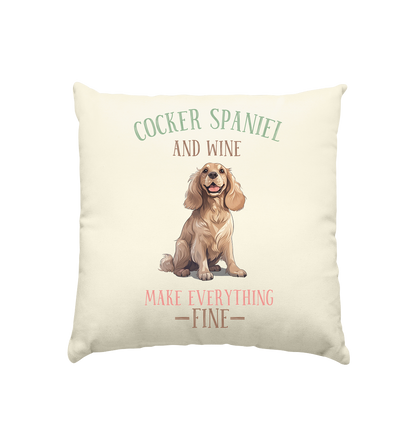 Natur-Kissen "Cocker Spaniel"