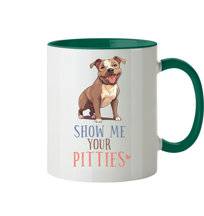 Zweifarbige Tasse "Pitties"