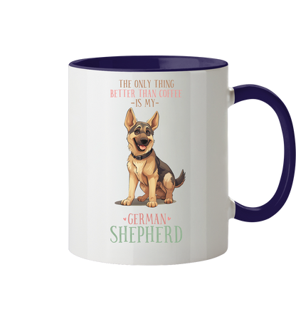 Zweifarbige Tasse "Shepherd" Farbe: Kobaltblau| Pawzlove