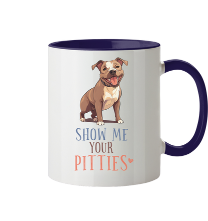 Zweifarbige Tasse "Pitties"