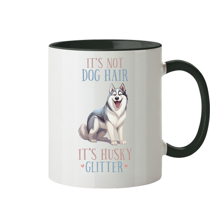 Zweifarbige Tasse "Husky"