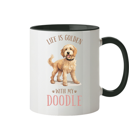 Zweifarbige Tasse "Doodle" Farbe: Black| Pawzlove