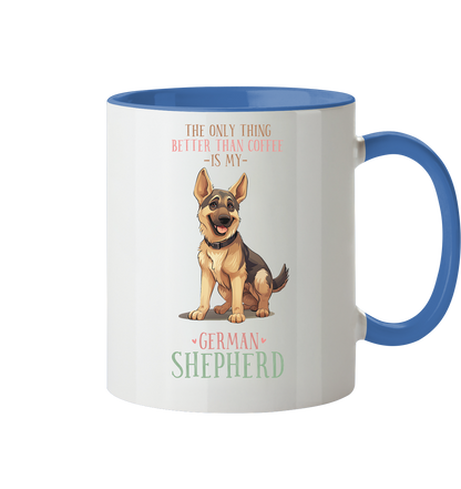 Zweifarbige Tasse "Shepherd" Farbe: Cambridge Blau| Pawzlove