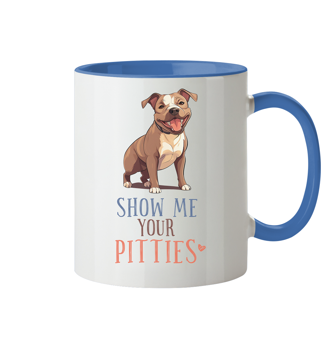 Zweifarbige Tasse "Pitties"