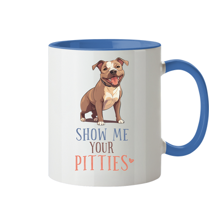 Zweifarbige Tasse "Pitties"