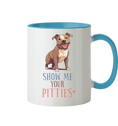 Zweifarbige Tasse "Pitties"