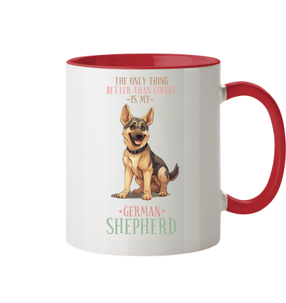 Zweifarbige Tasse "Shepherd" Farbe: Rot| Pawzlove