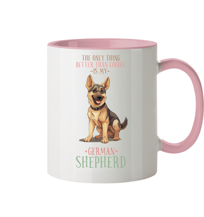 Zweifarbige Tasse "Shepherd" Farbe: Altrosa| Pawzlove