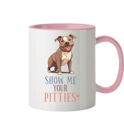 Zweifarbige Tasse "Pitties"