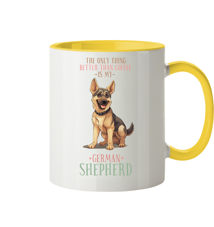 Zweifarbige Tasse "Shepherd" Farbe: Hellgelb| Pawzlove