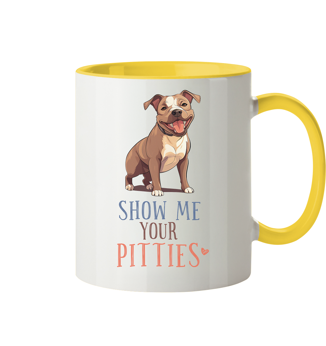 Zweifarbige Tasse "Pitties"