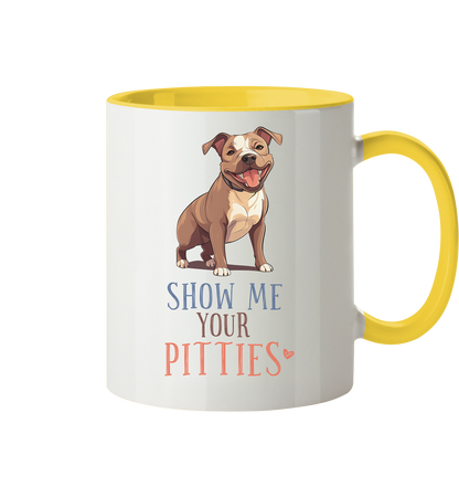 Zweifarbige Tasse "Pitties"