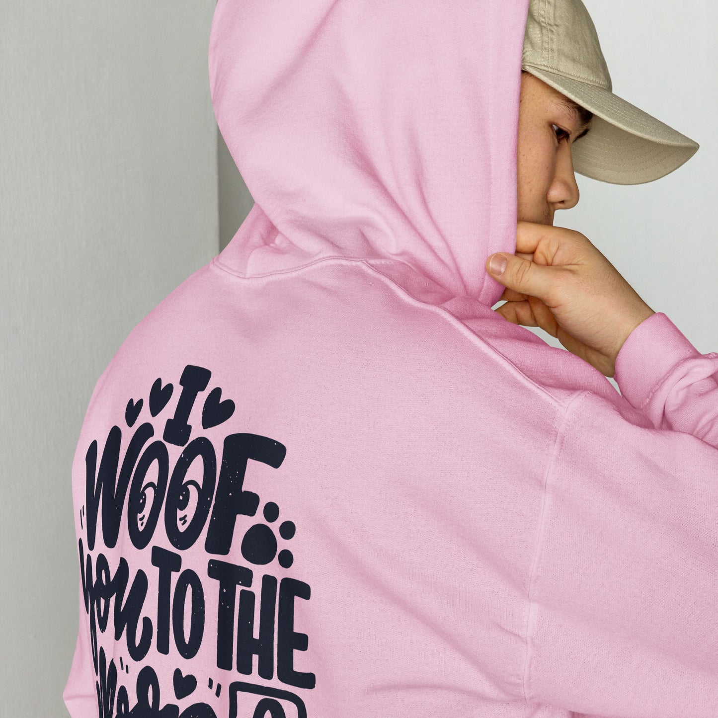 Kapuzenpullover "Woof"