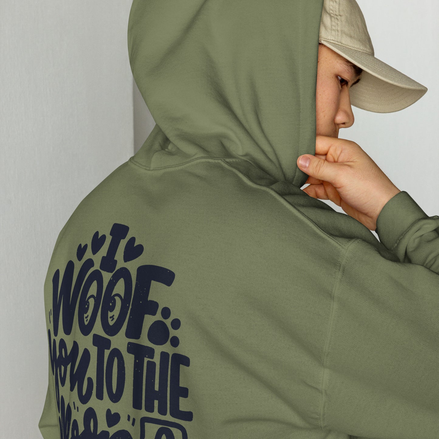 Kapuzenpullover "Woof"