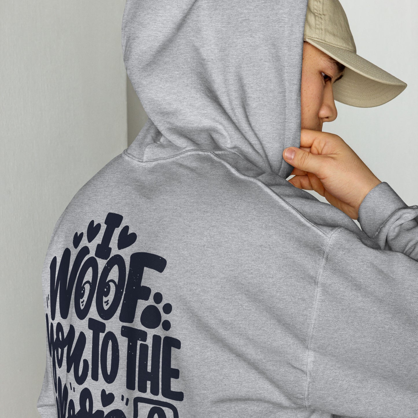 Kapuzenpullover "Woof"